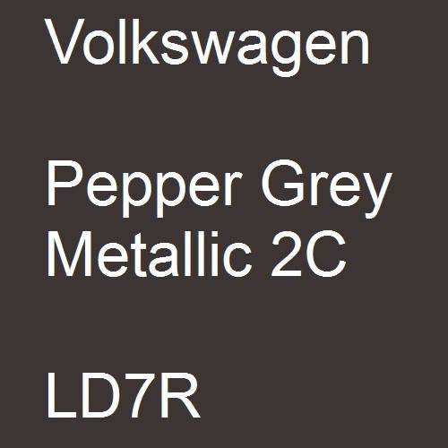 Volkswagen, Pepper Grey Metallic 2C, LD7R.